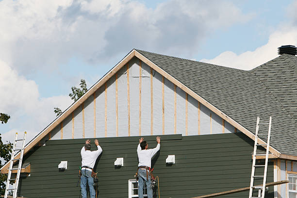 Professional Emergency Siding Repair technician working in Sarver, PA